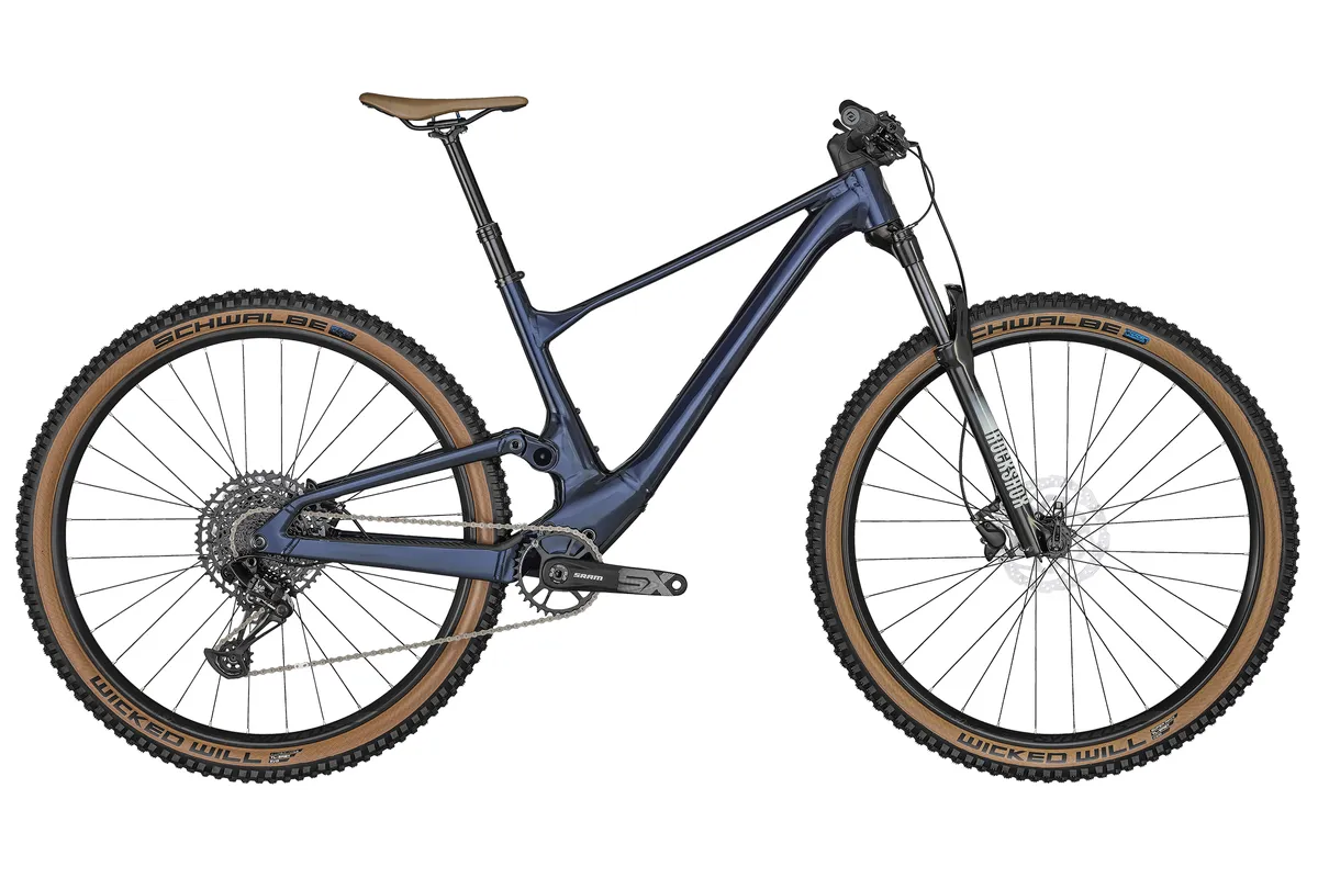2022 Scott Spark 970 blue cross country mountain bike