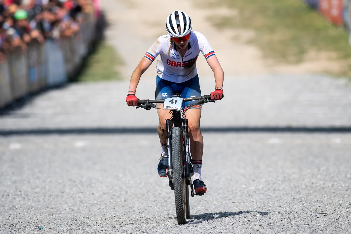 Emily Carrick-Anderson UCI MTB World Championships 2022