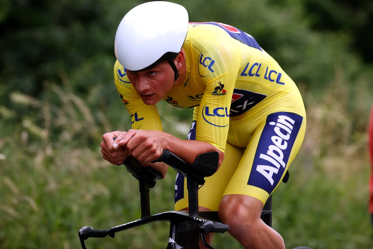 Mathieu Van Der Poel during stage 5 of the 2021 Tour de France