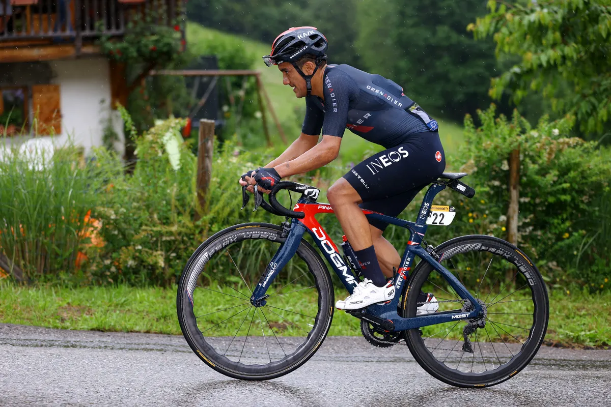 Richard Carapaz during stage 8 of the 2021 Tour de France