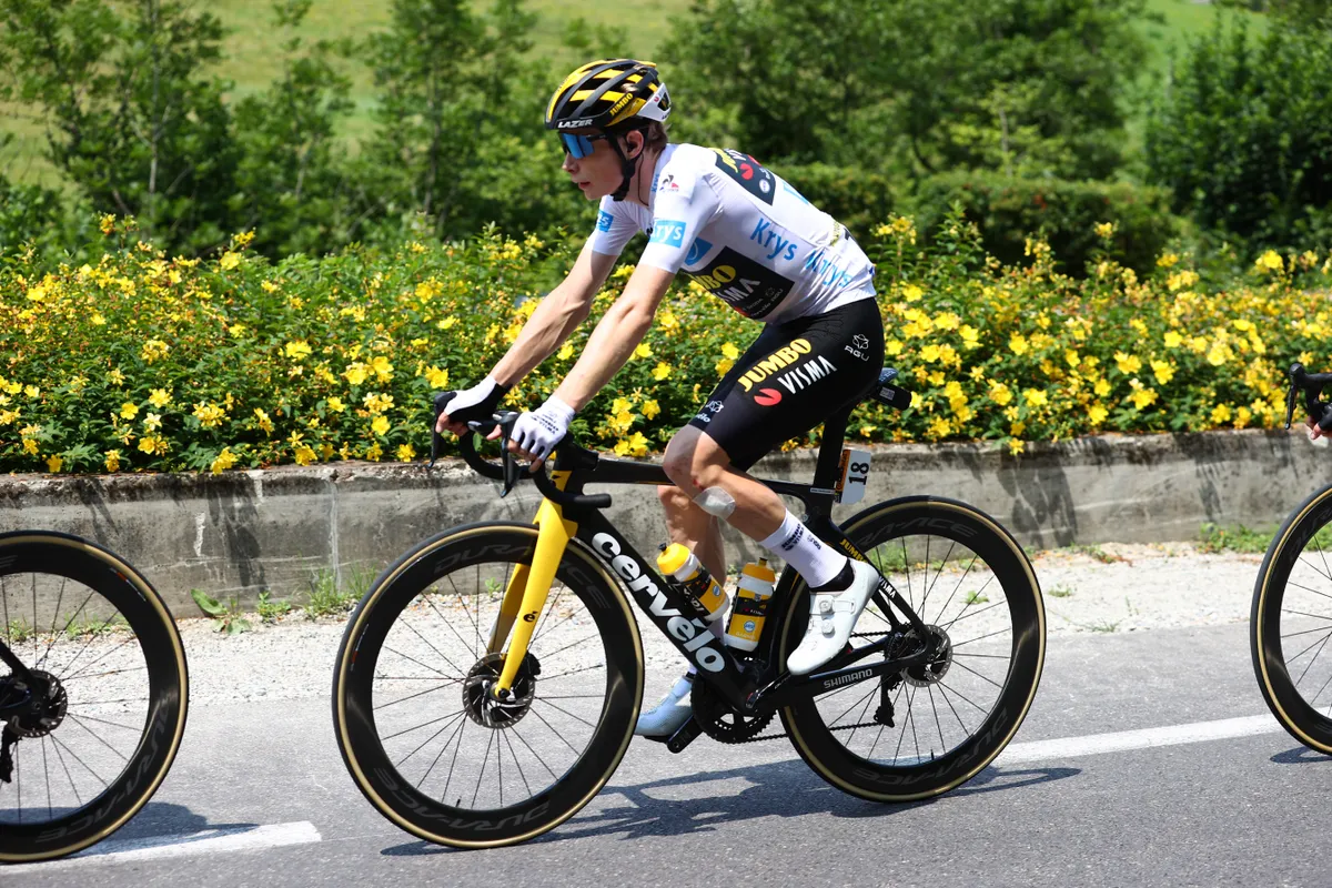 Jonas Vingegaard at the 2021 Tour de France