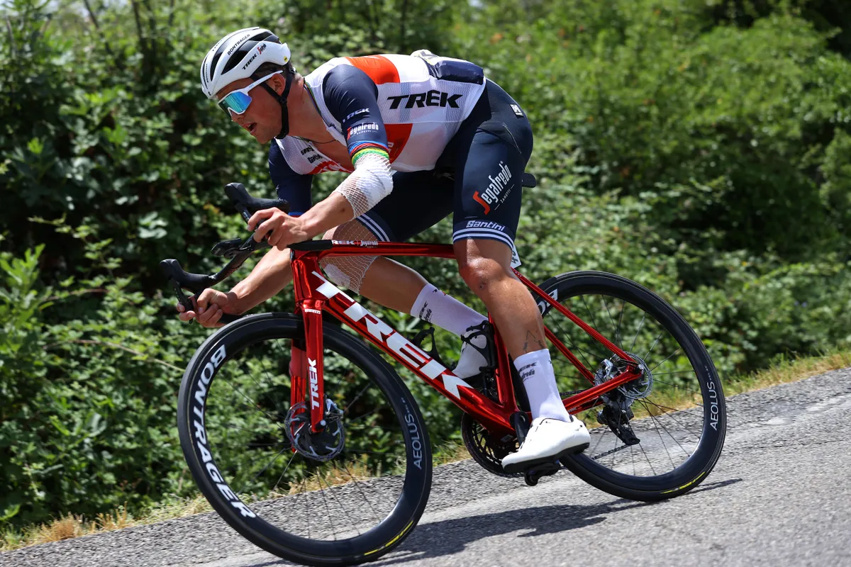 Mads Pedersen during stage 11 of the 2021 Tour de France