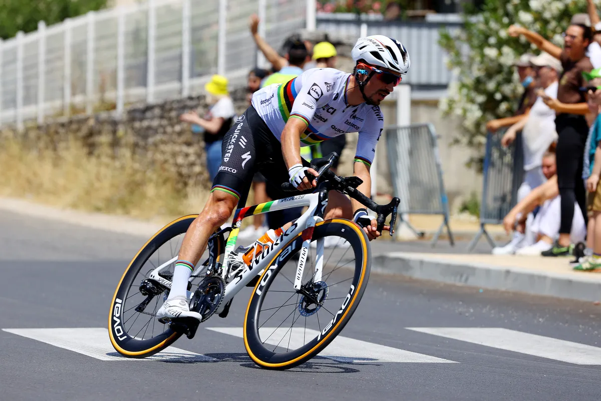 Julian Alaphilippe during stage 11 of the 2021 Tour de France