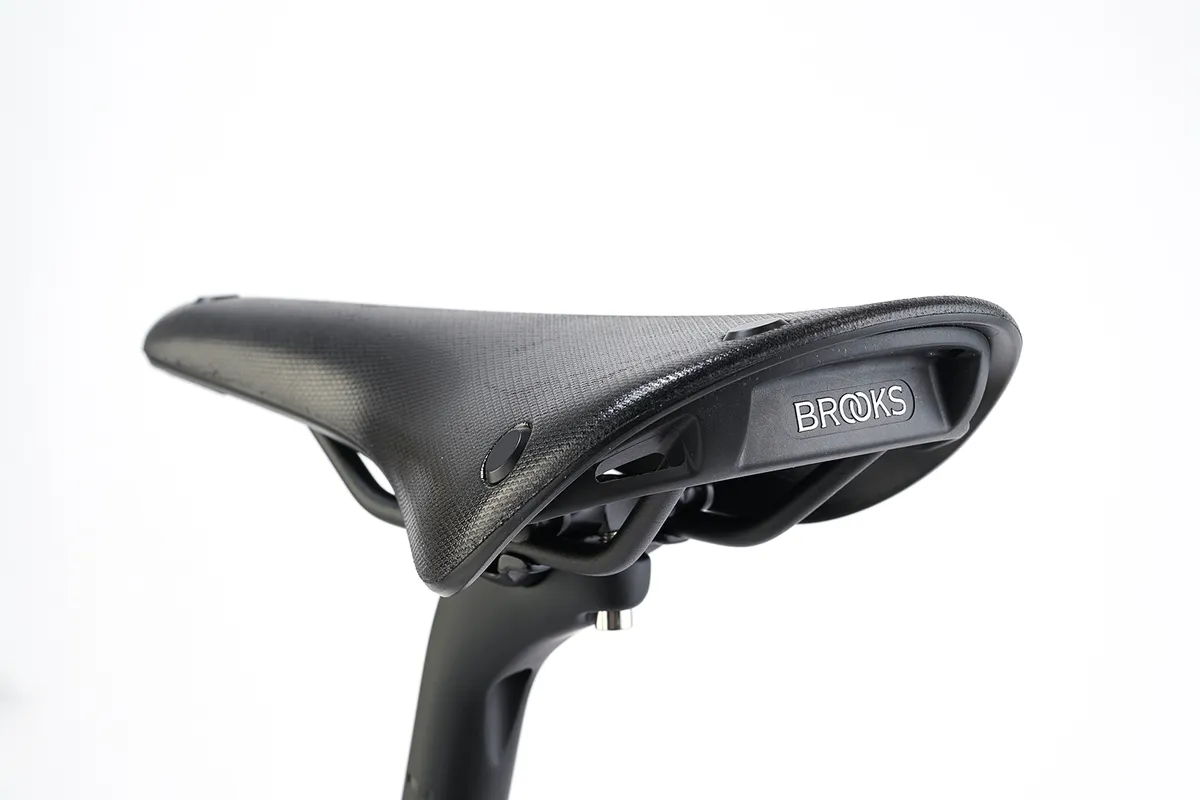 Brooks Cambium C15 saddle on the Ribble CGR Ti Pro gravel bike