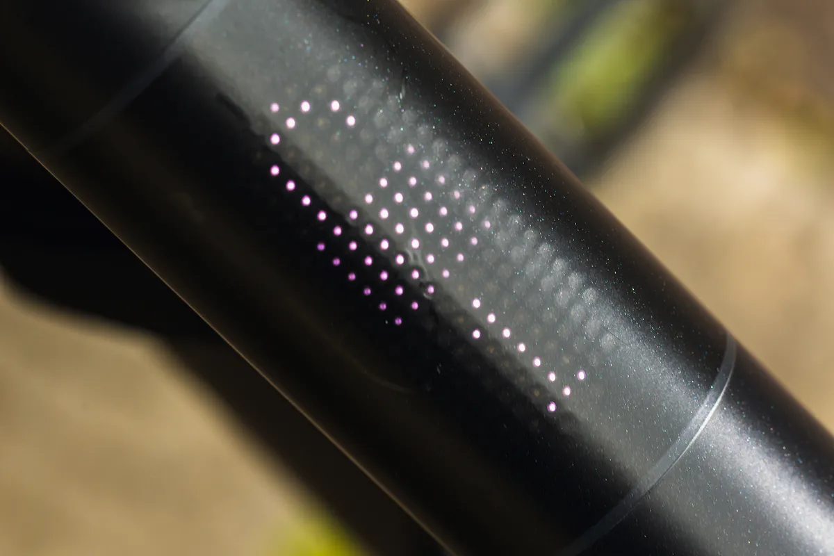 The LED display is situated in the top tube of the VanMoof 3 eBike