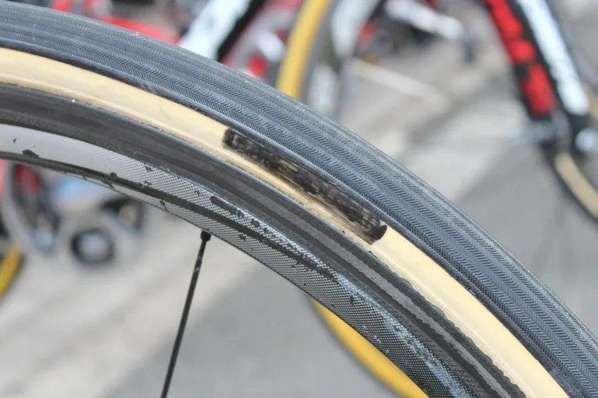FMB tubular tyre at Paris-Roubaix