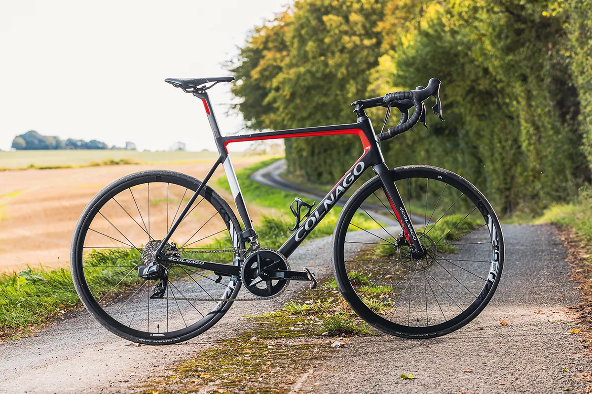 Pack shot of the Colnago V3 Rival AXS road bike