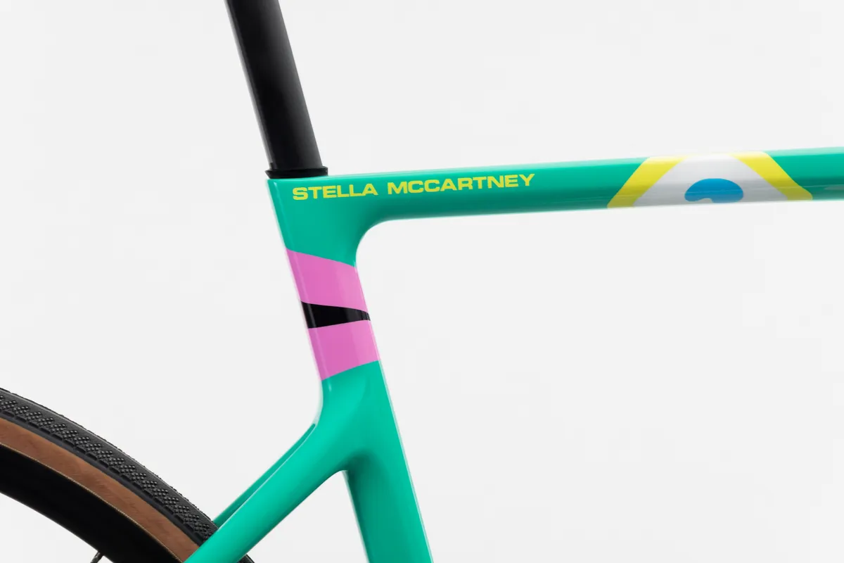 Cannondale Stella McCartney collab seat tube cluster