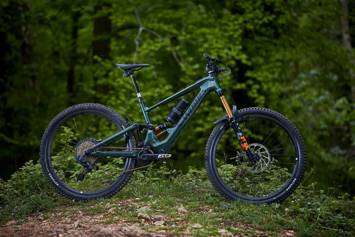 Pack shot of the Specialized S-Works Turbo Kenevo SL full suspension mountain eBike