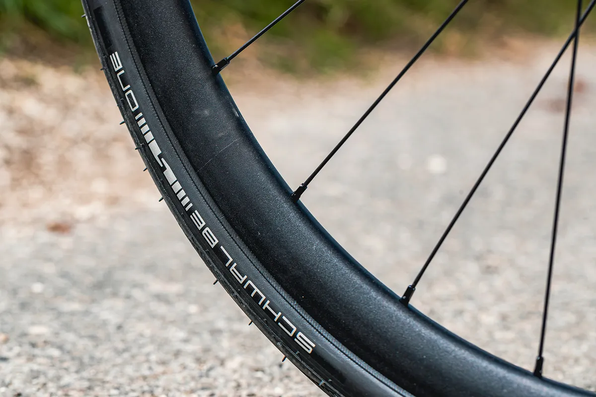 The Vitus Zenium CRS Ultegra Di2 is equipped with Schwalbe One Performance tyres