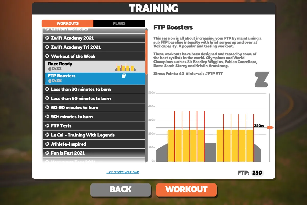 Zwift Workout of the Week