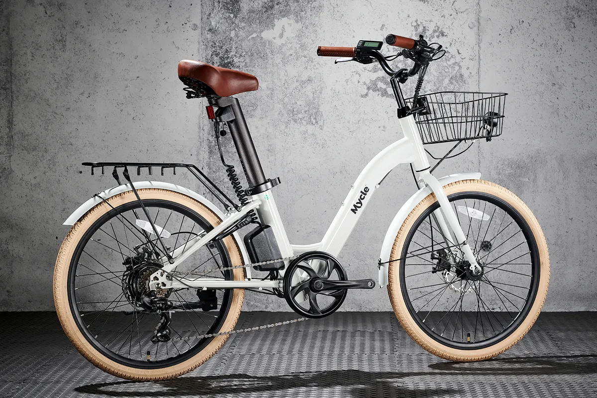 Pack shot of the Mycle Classic electric commuter bike