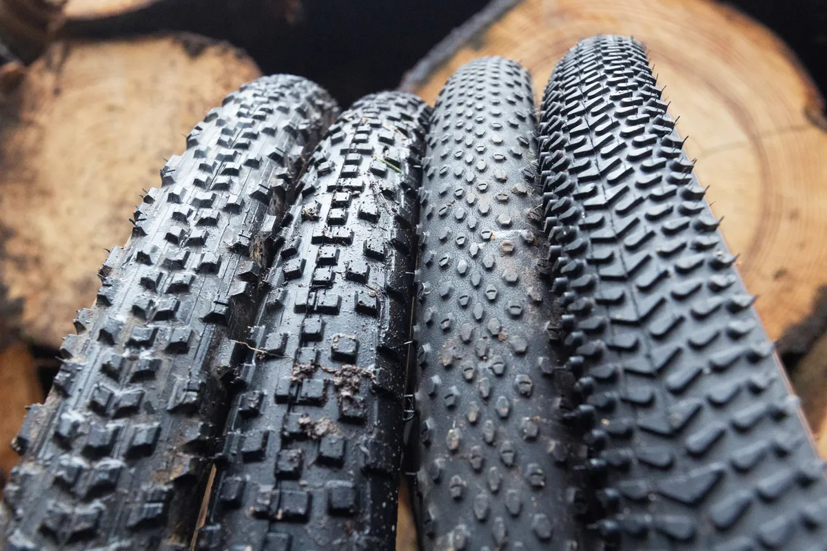 Four gravel tyres