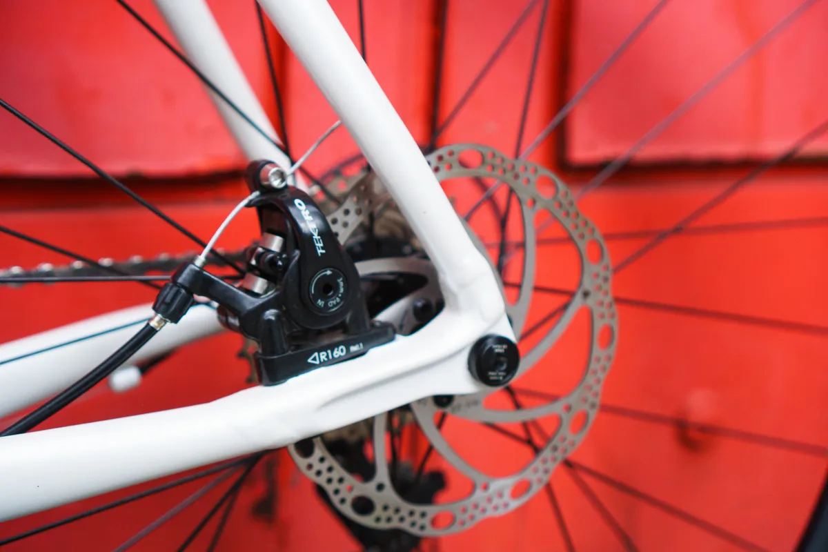 Cable tension and brake pad placement are other obstacles to adjust on a mechanical disc brake system.