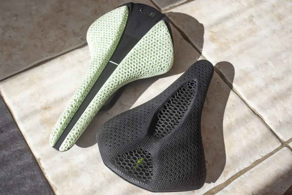 3D printed saddles from Fizik and Specialized
