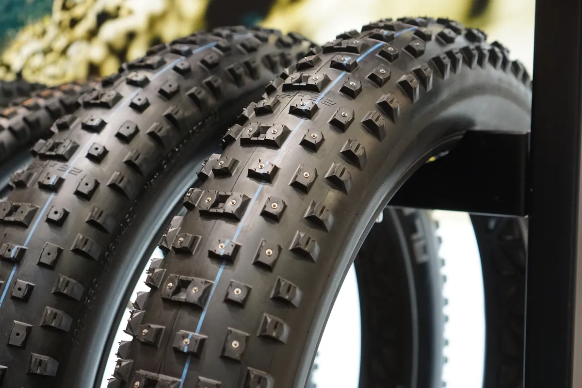 Studded AL Mighty tyres