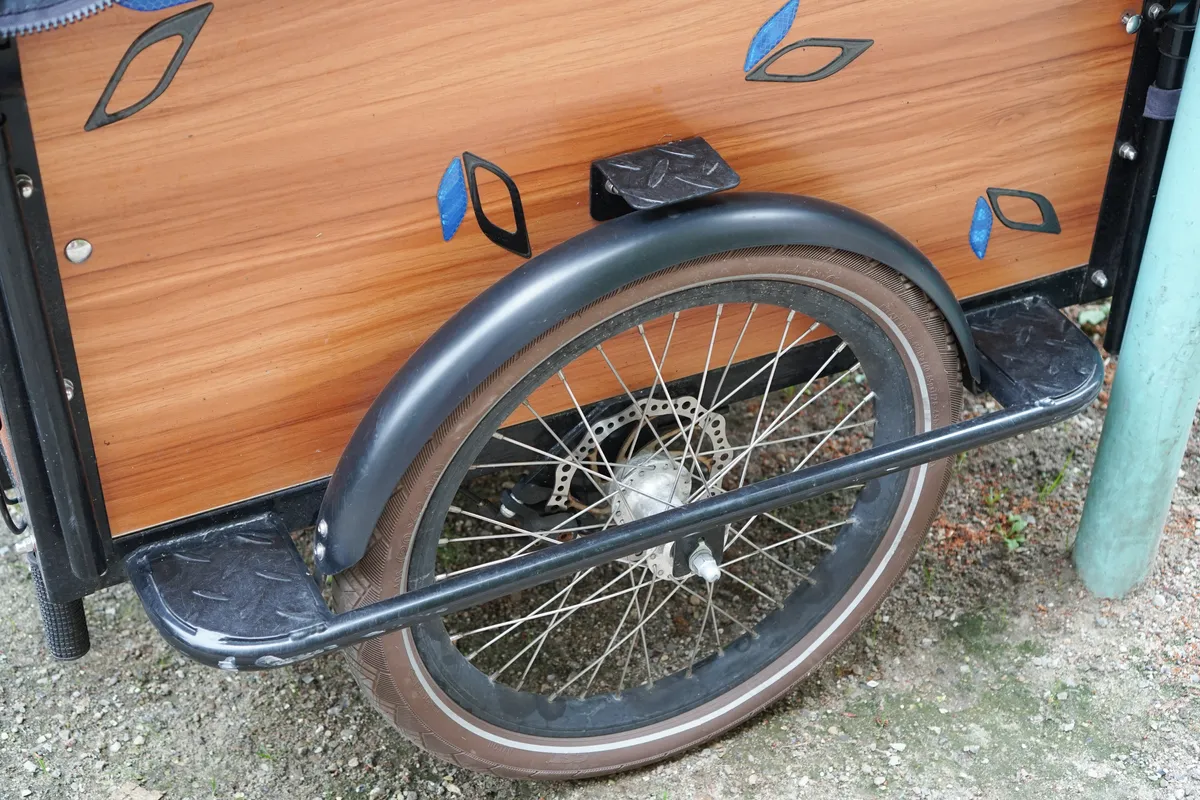 Electric cargo bike in Copenhagen