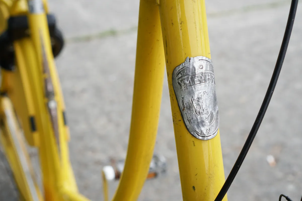 Yellow Van de Falk Dutch bike in Copenhagen