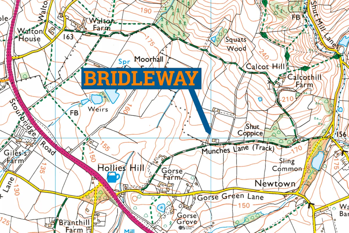 Footpath, bridleway, byway and restricted byways explained1