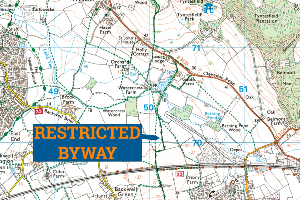 Footpath, bridleway, byway and restricted byways explained3