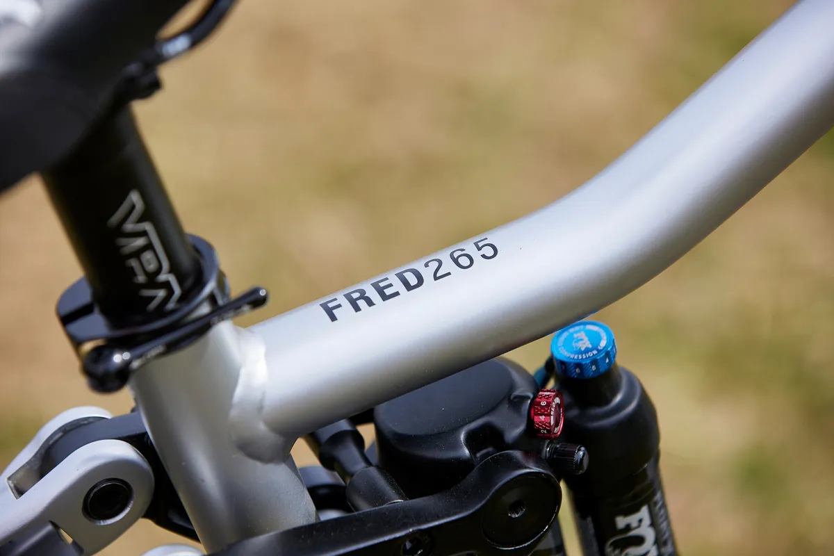 VPace Fred 26 downhill mountain bike for young riders on display at the 2022 Malverns Classic