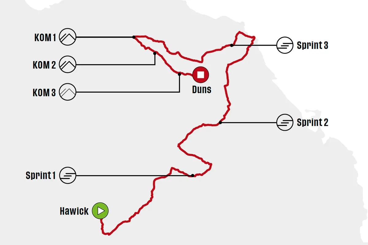 cycling tour of britain route map