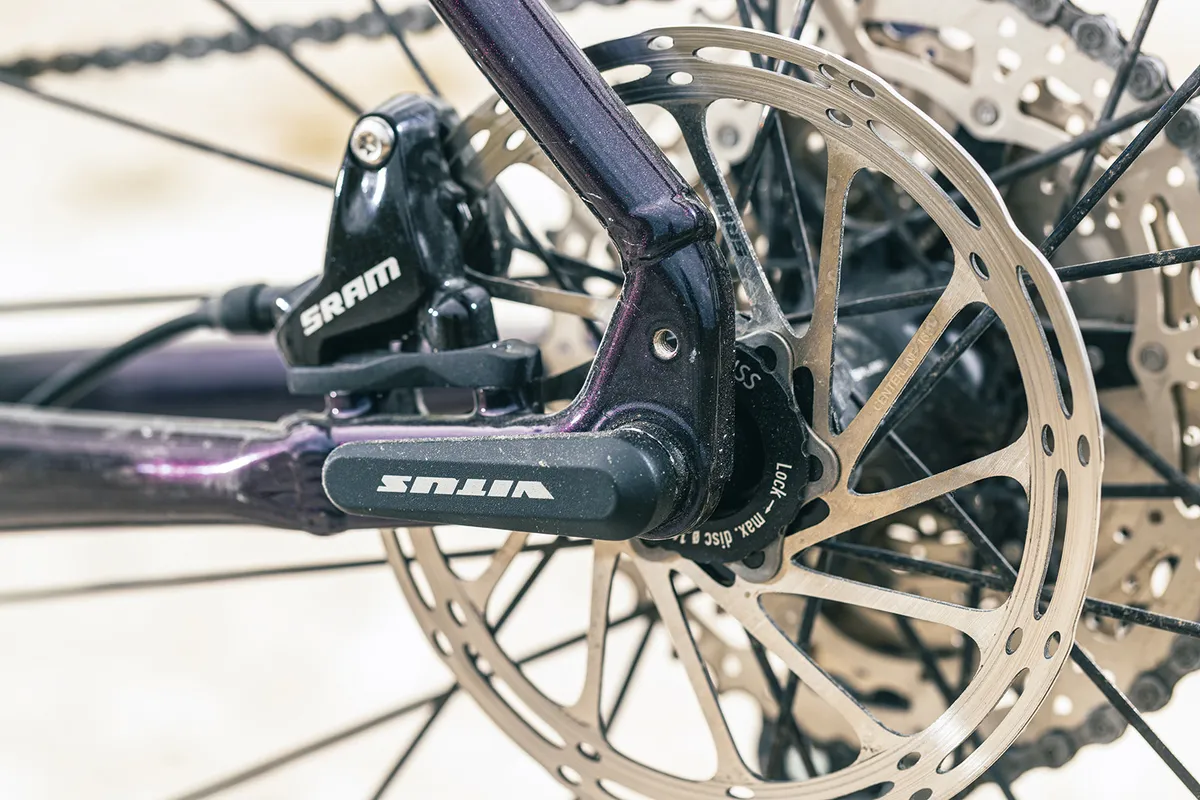 SRAM Apex hydraulic disc brakes on the Vitus Substance VRS-1 HT Apex gravel bike