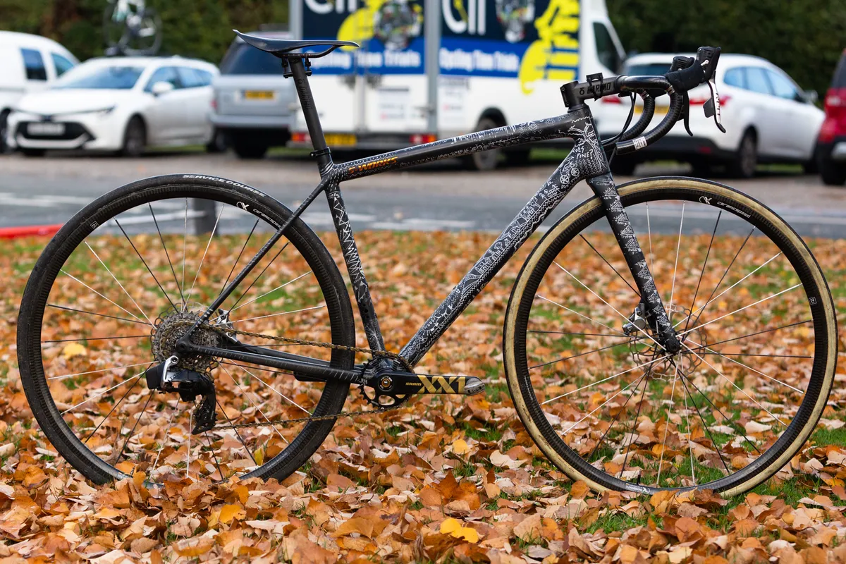 Rebecca Richardson's Specialized S-Works Aethos at the British Hill Climb National Championships