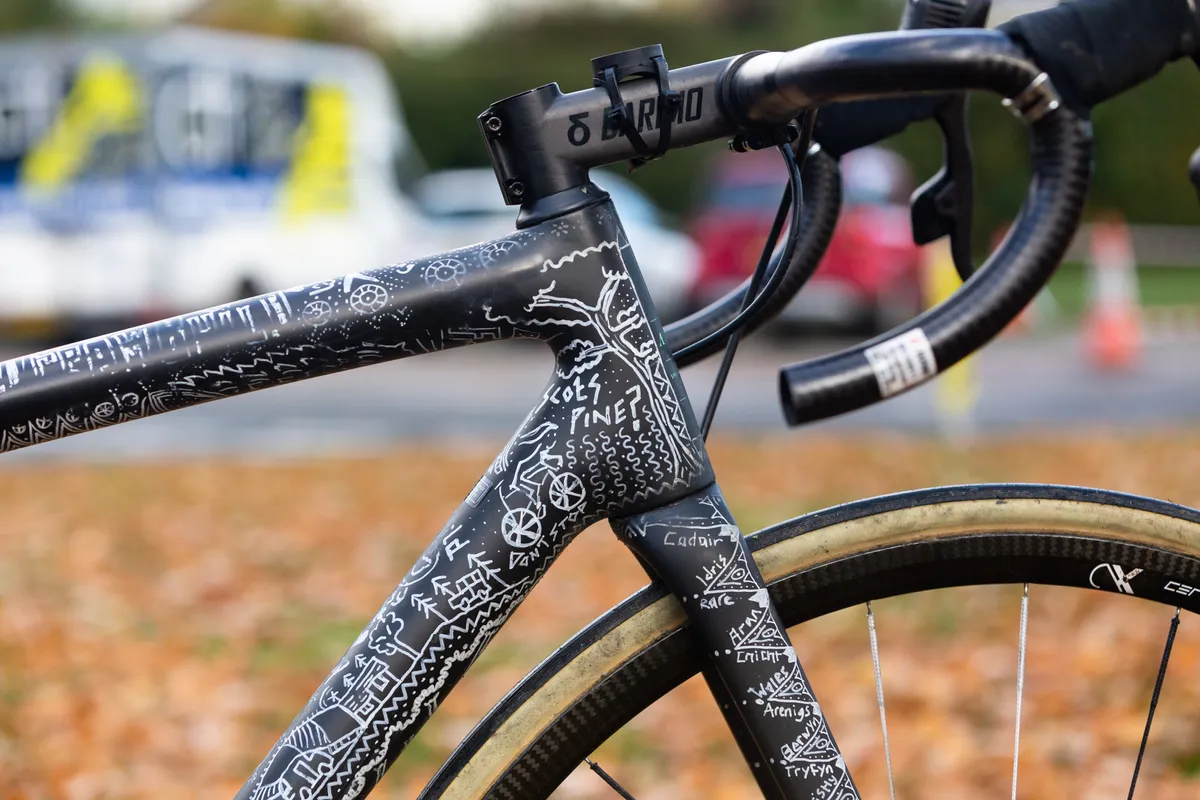 Rebecca Richardson's Specialized S-Works Aethos at the British Hill Climb National Championships