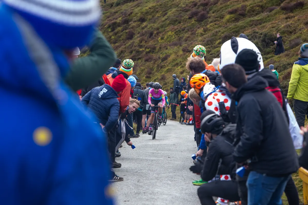 UK national hill climb championship crowd shot