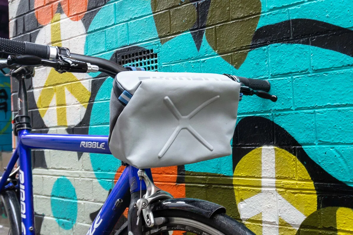 Chrome Helix Handlebar Bag.