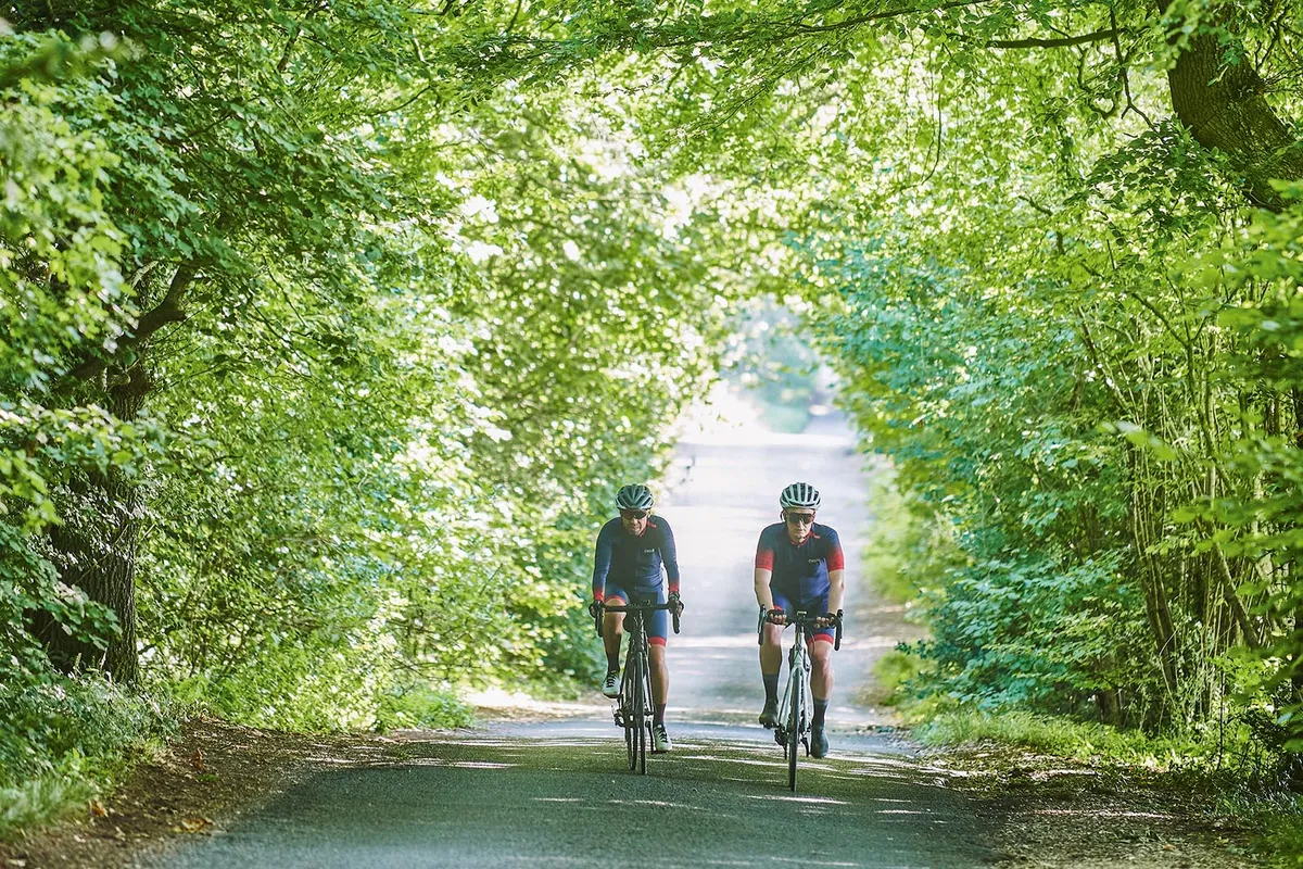 Two cyclist on a 400km 3 day tour