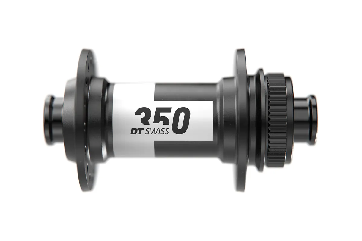 DT Swiss 350 road hub against a white background