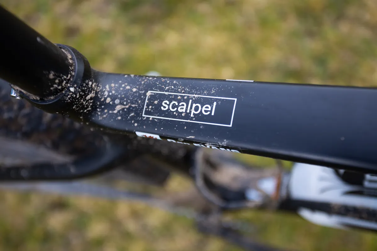 Cannondale Scalpel top tube 