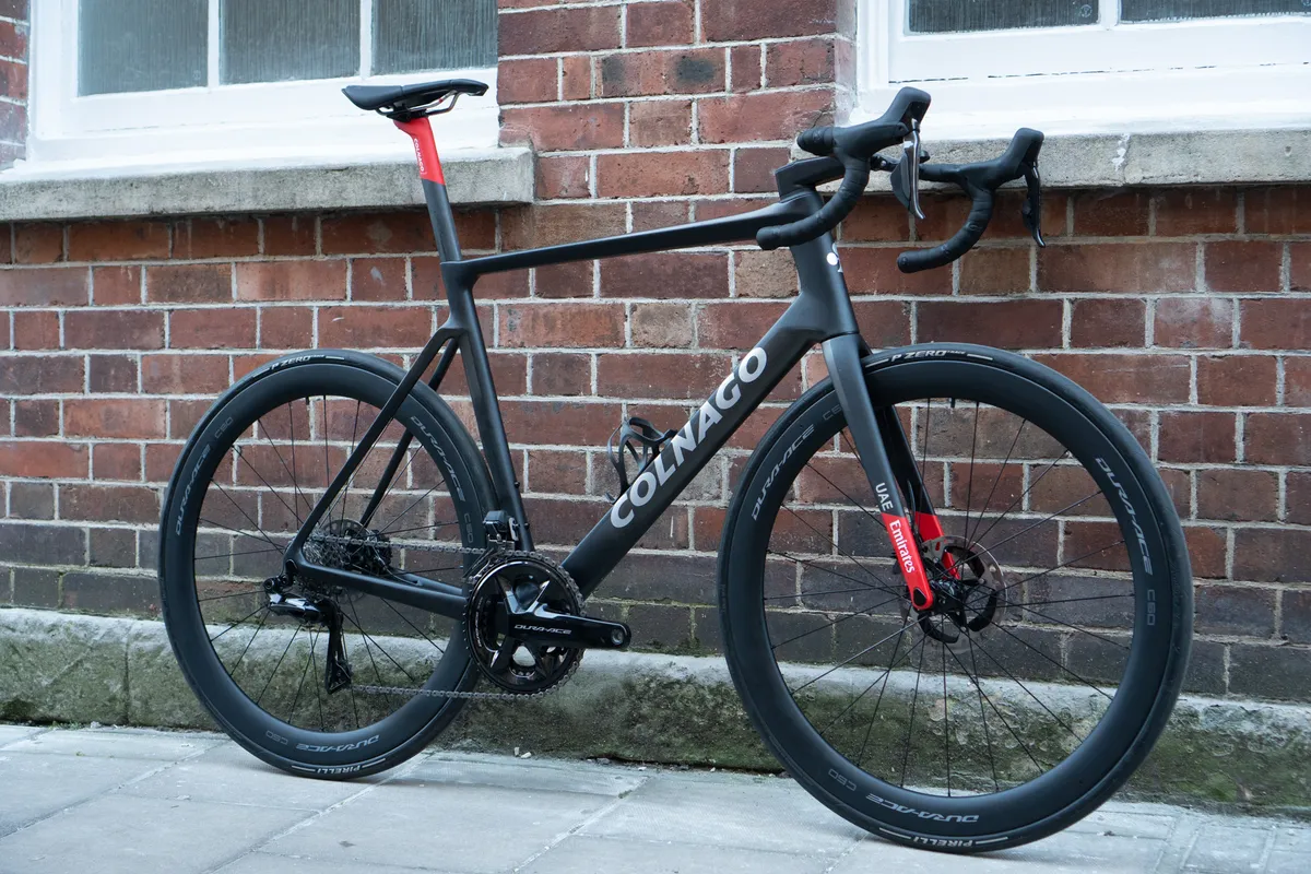 Colnago V4RS against a wall