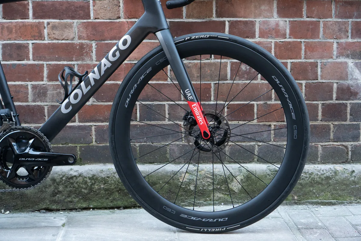 Colnago V4RS against a wall