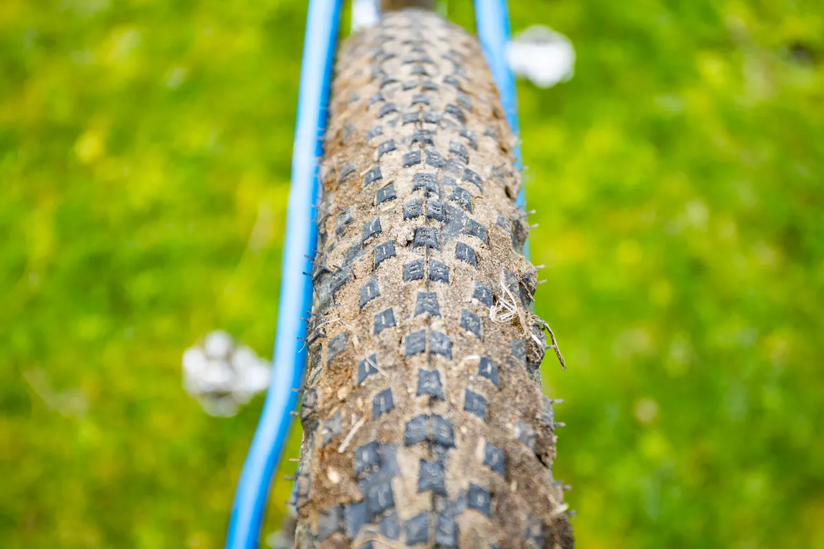 Pirelli Scorpion tyre clagged with mud