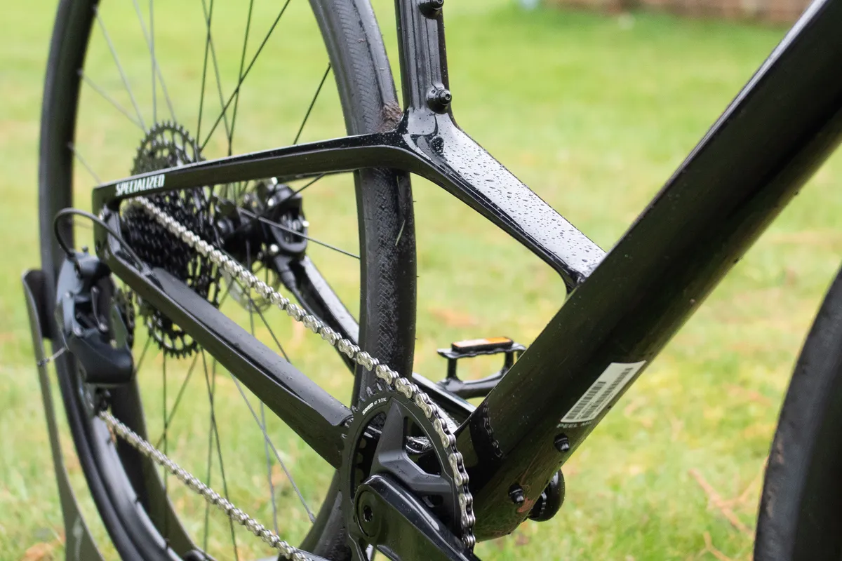 Compliance Zone on the Specialized Sirrus Carbon 6.0 hybrid bike