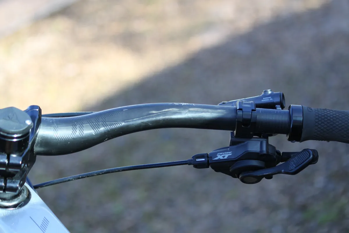 Canyon Strive CFR Underdog with OneUp Carbon handlebar