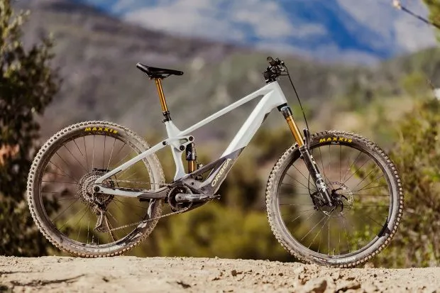 Pack shot of the Orbea Wild M-Team full suspension mountain eBike
