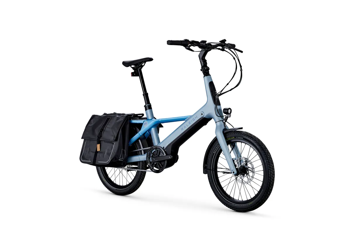 Raleigh Modum electric cargo bike panniers
