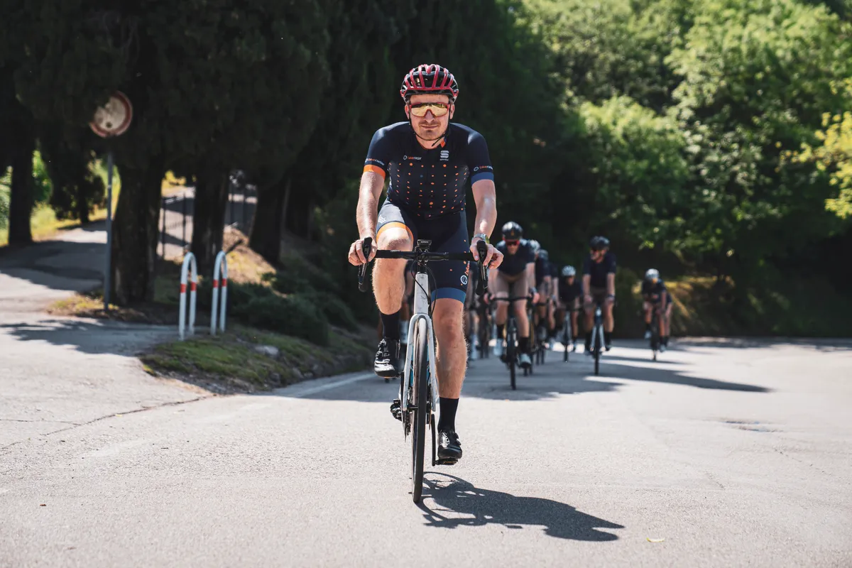 Oscar Huckle riding Specialized S-Works Ethos with Campagnolo Super Record Wireless groupset
