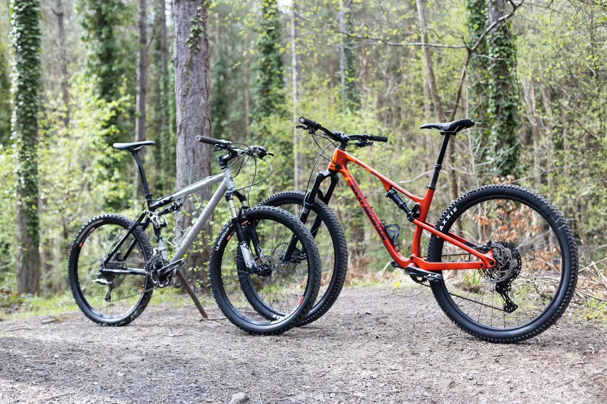 My dad bought his Rocky Mountain Element (left) in 2005.