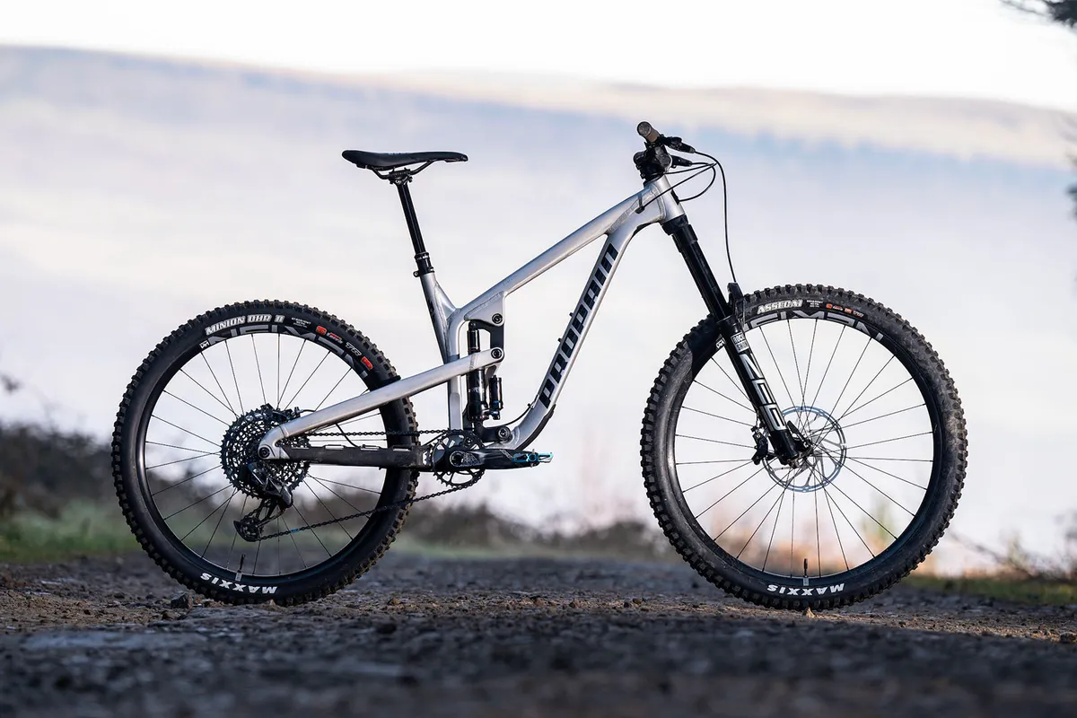 The Propain Spindrift is a bike park come free ride bike that dishes out 180mm of rear wheel travel.