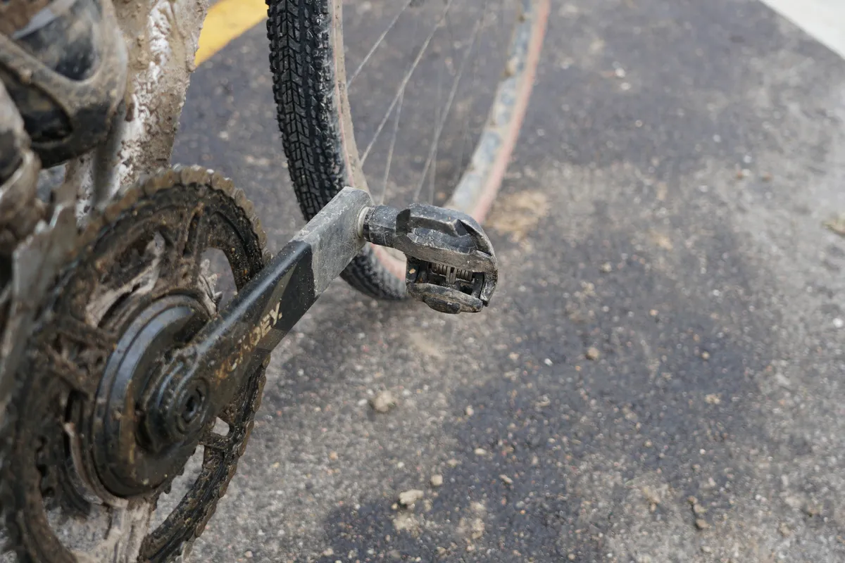 Road pedals for gravel? You bet.