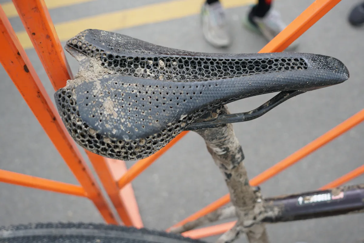 A 3D-printed saddle for Russell Finsterwald.