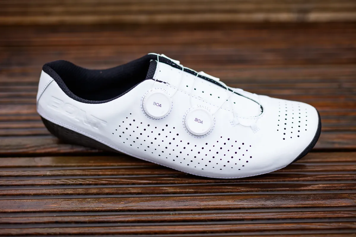 Bont Vaypor 2023 white cycling shoes