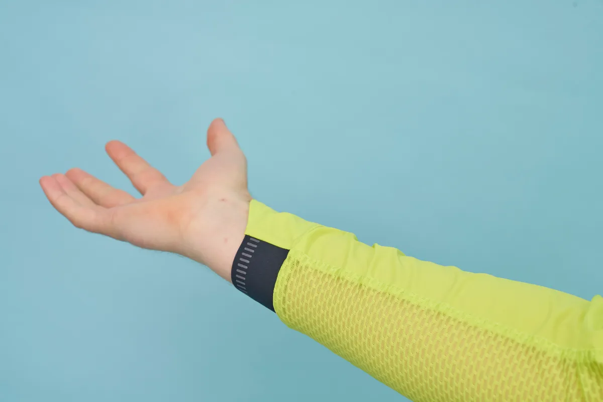 lime Le Col Pro Wind Jacket mesh sleeves