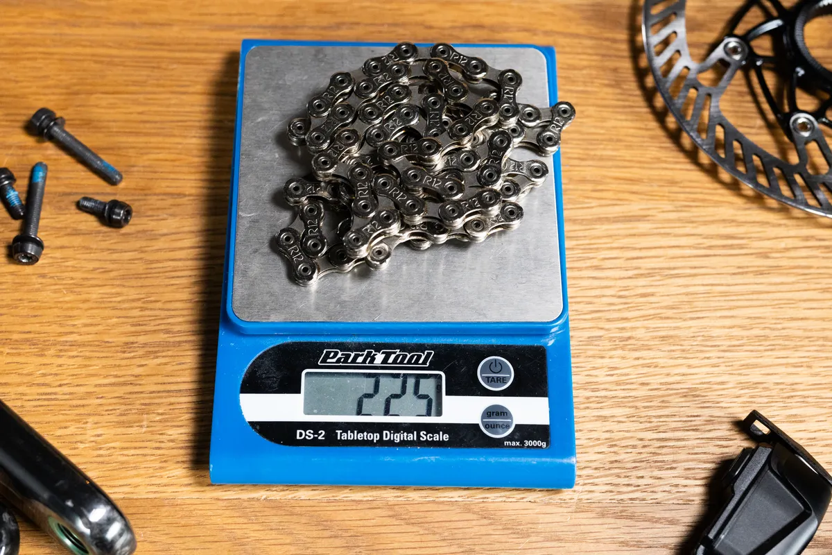 Campagnolo Super Record Wireless – real weights and specs – chain