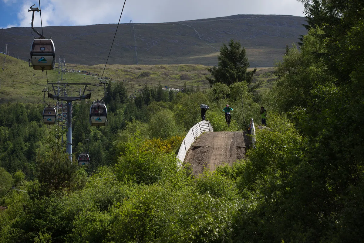 Fort William track view UCI Mountain Bike World Cup